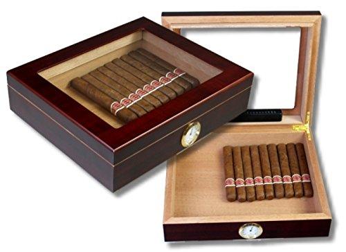 Actual product image Lifestyle Teakwood Finish Humidor (30)