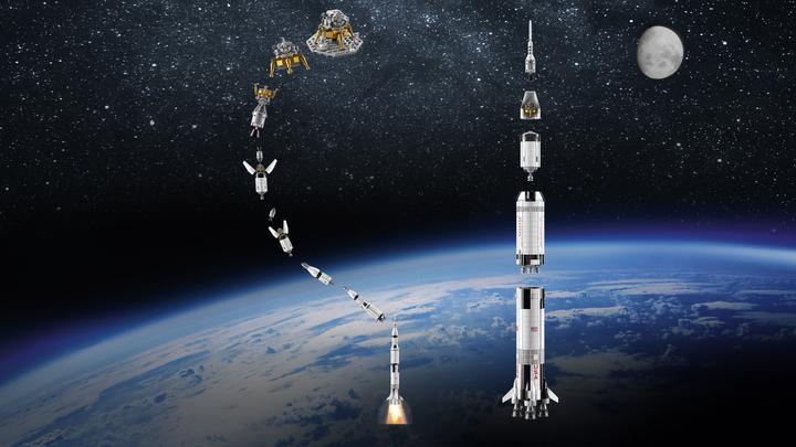 Immagine prodotto LEGO NASA Apollo 11 Saturn V (21309, LEGO Ideas, Set LEGO rari)