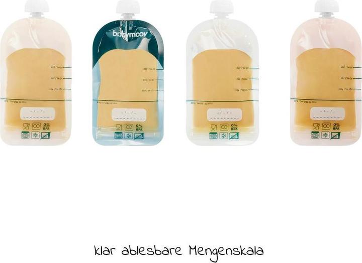 Actual product image Babymoov ISY squeeze bag