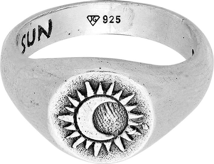 Immagine prodotto Haze & Glory Halbmond, Siegelring, Sonne (54, 925 Argento)