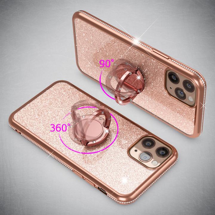Produktbild Nalia Ring Glitzer Silikon Hülle (Apple iPhone 11 Pro Max)