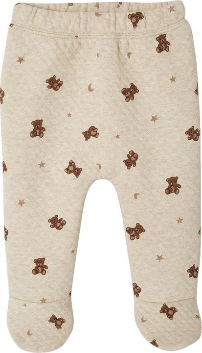 Vertbaudet Baby-Set mit Teddyprint: Wickeljacke & Hose