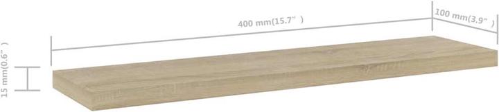 Image du produit VidaXL Wandregal (40 x 10 x 1,.5 cm)