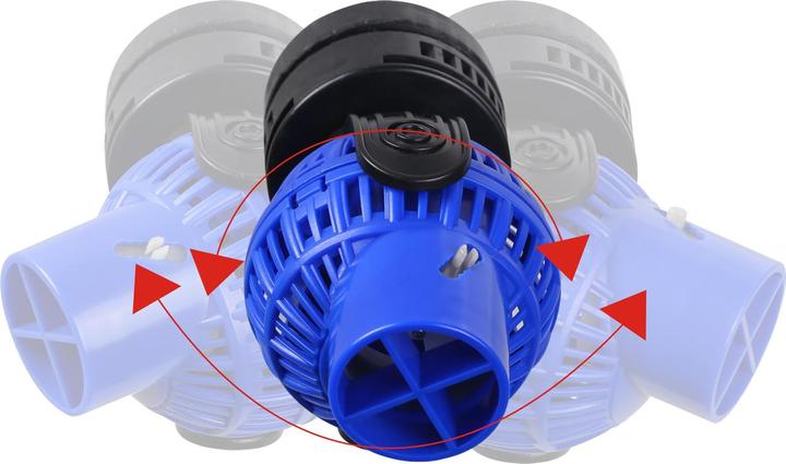 Produktbild SunSun JVP-131 Strömungspumpe 6000 l/h 8 W Aquarium Pumpe 1 Düse Magnethalter