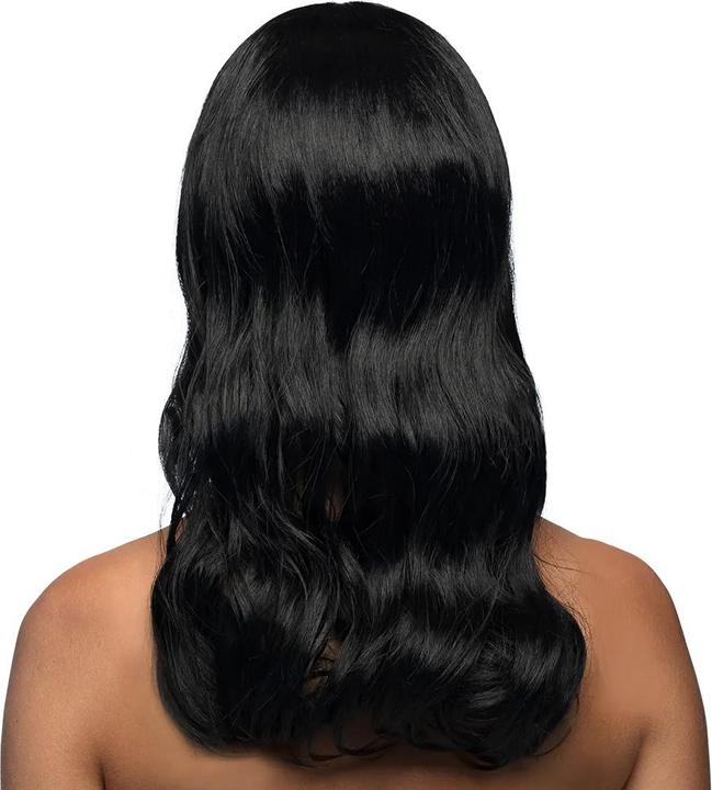 Actual product image Fasnacht Wig Party Chic black