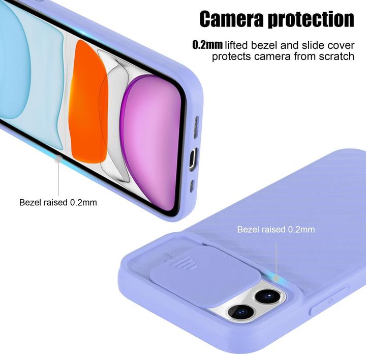 Immagine prodotto Cadorabo Cover in TPU con protezione della fotocamera (Apple iPhone 11)