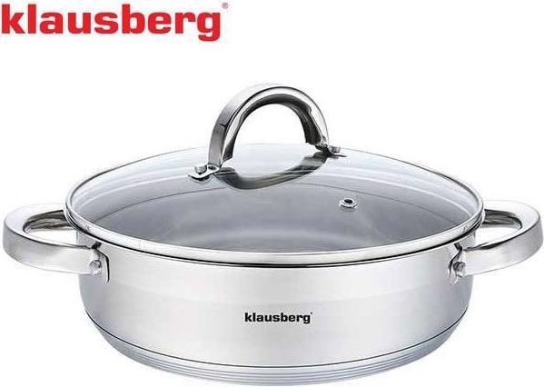 Actual product image Klausberg Flat pot 26cm KB-7173 (Pot, Stainless steel)