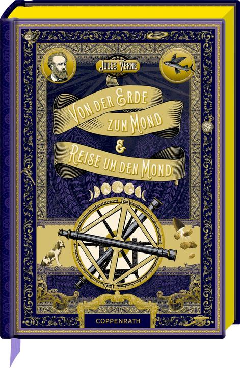 Actual product image Von der Erde zum Mond / Reise um den Mond (German, Jules Verne, 2024)