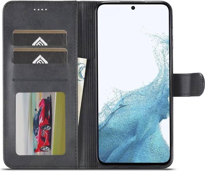 Actual product image LC.Imeeke Samsung Galaxy S20 Ultra - Wallet case with 3 card slots & magnetic closure, black (Samsung Galaxy S20 Ultra 5G)