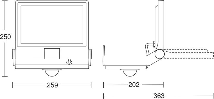 Produktbild Steinel Sensor-LED-Strahler (4370 lm, IP44)