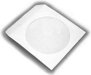 Produktbild MediaRange Papiertaschen für 1 Disc, mit klebender Lasche und Sichtfenster