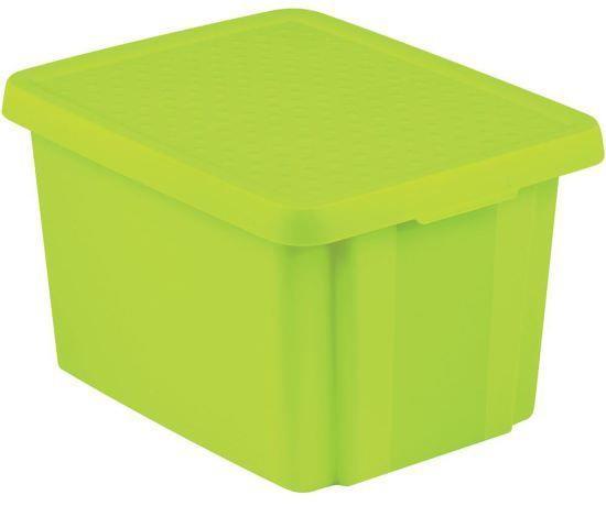 Image du produit Curver STORAGEBOXCURVER 26L+LID GREEN 598 (44 x 34 x 27 cm, 26 l)