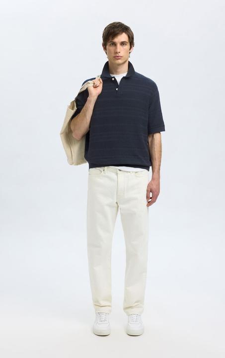 Image du produit Selected Homme Textured Polohemd aus Strick (S)