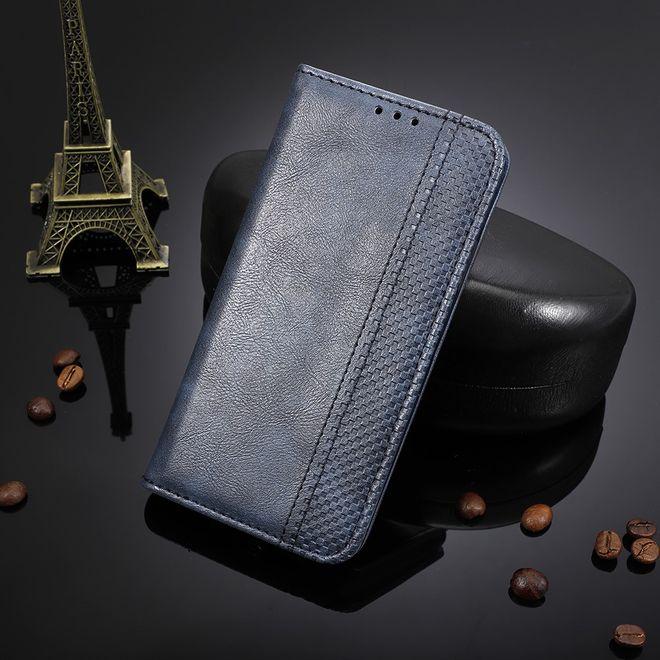 Image du produit MU Classic Série de couvertures de livres en cuir rétro (Realme 5 Pro)