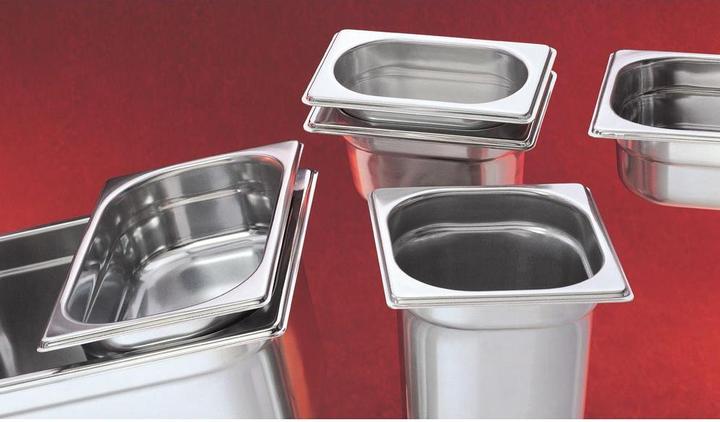 Actual product image GN Schalen GN lid 1/4 with silicone seal stainless steel 26.5x16.2cm (GN 1/4)
