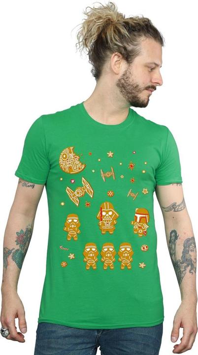 Actual product image Star Wars Mens Gingerbread Empire T-Shirt (XXL)