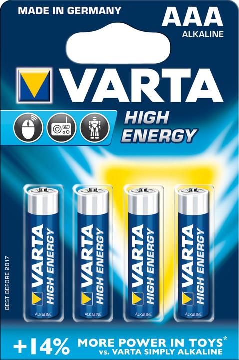 Produktbild Varta Longlife Power (4 Stk., AAA, 1240 mAh)