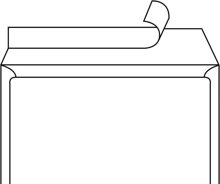 Actual product image Netuno Briefumschläge DIN C6 haftklebend, ohne Fenster, 1000 Stück (114 x 162 mm, 1000 x)