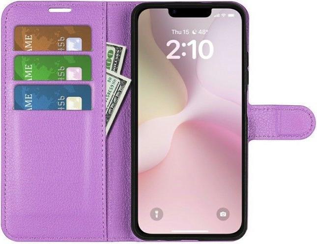 Immagine prodotto MU Classic Litchi Leder Bookcover Series (Apple iPhone 16e)