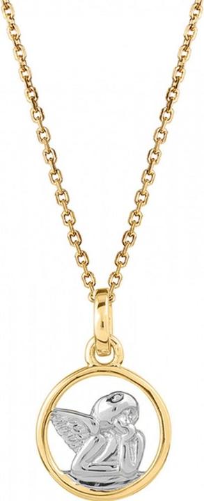 Actual product image Xenox Power Tower Guardian Angel Necklace (Sterling silver 925 bicolour, 38 cm)