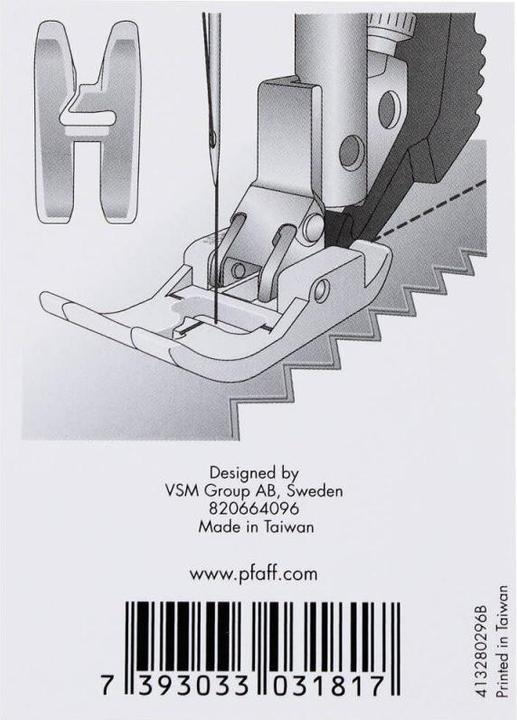 Immagine prodotto Pfaff Suola scorrevole speciale per IDT™ per il gruppo B C D E F G J K L
