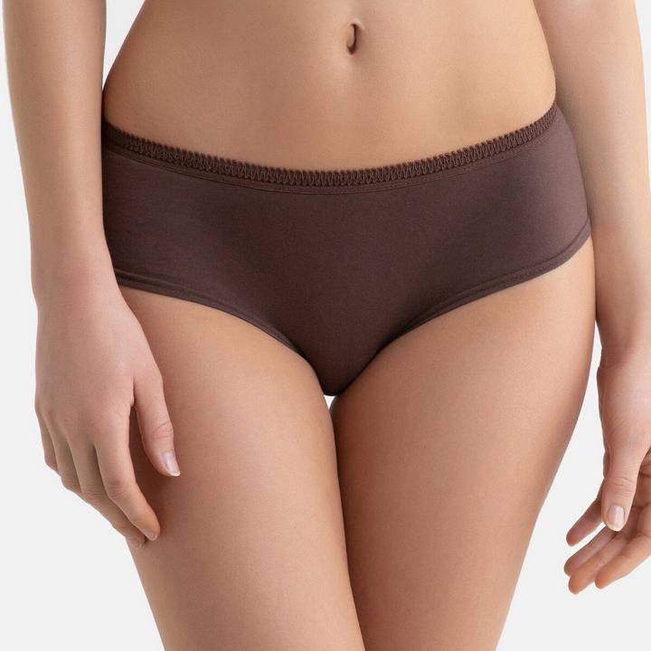 Produktbild La Redoute Collections 3er-Pack unifarbene Shortys (42, 3er Pack)
