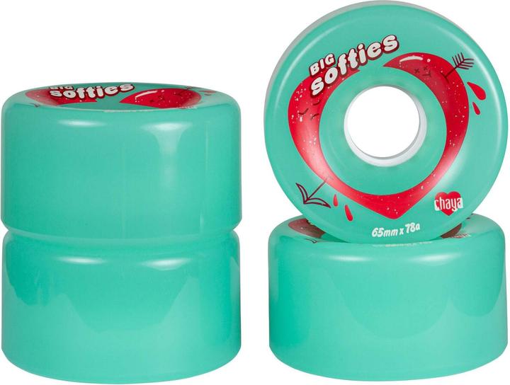 Immagine prodotto Chaya Ruote Big Softie's Clear 65mm 2023 (65 mm)