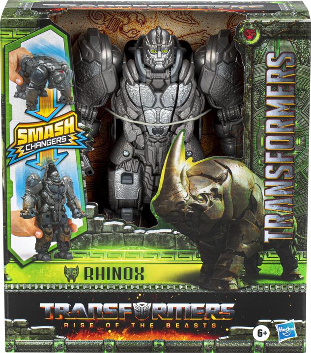 Actual product image Transformers Rise of the Beasts Smash Changer Rhinox