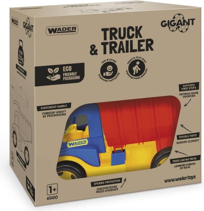 Actual product image Wader Tipper with trailer 107 cm Gigant Truck