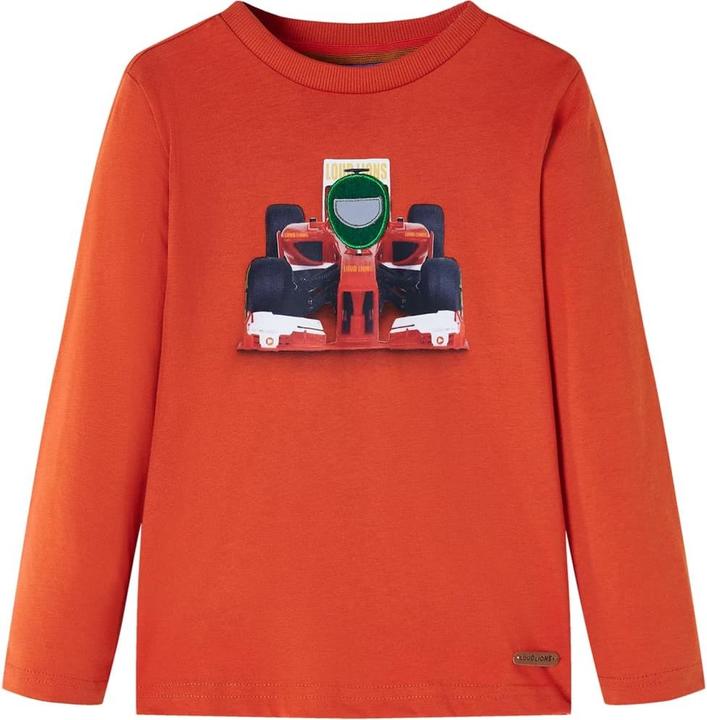 Produktbild VidaXL Kinder-Langarmshirt Orange 116,Material: 100 (116)