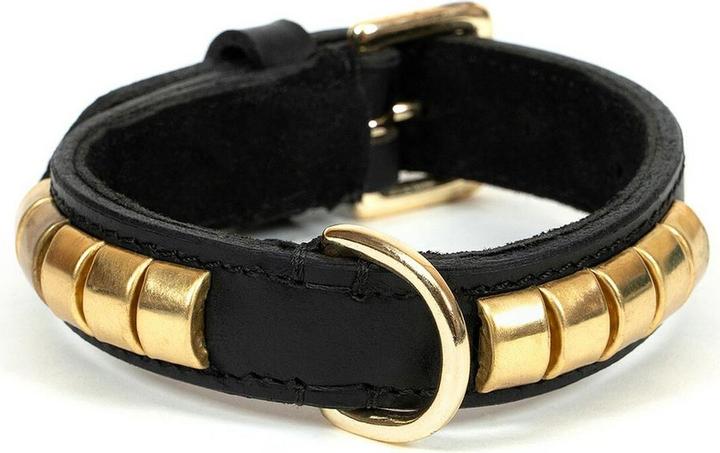 Actual product image Gloria Dog collar Duna black gold 35 cm (35 x 2 cm) (35, Dog, General)