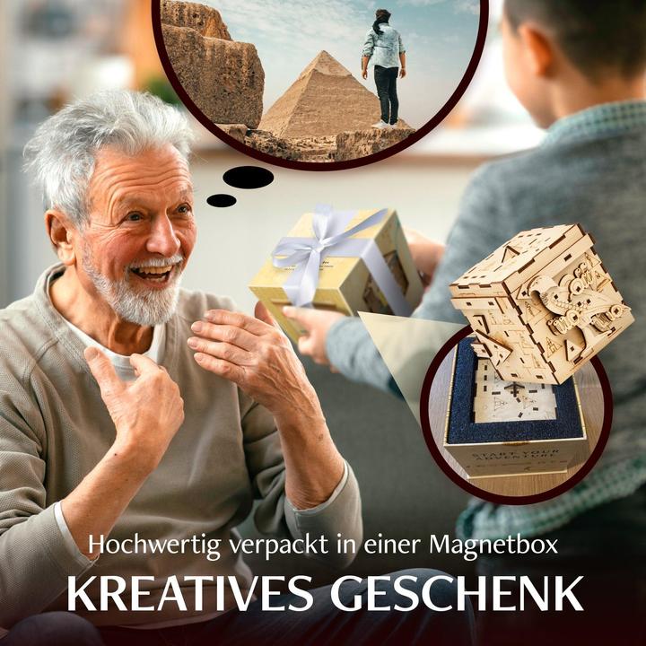 Actual product image Inscape Pharaoh's Secret - Puzzle Box (German, French, Italian, English)