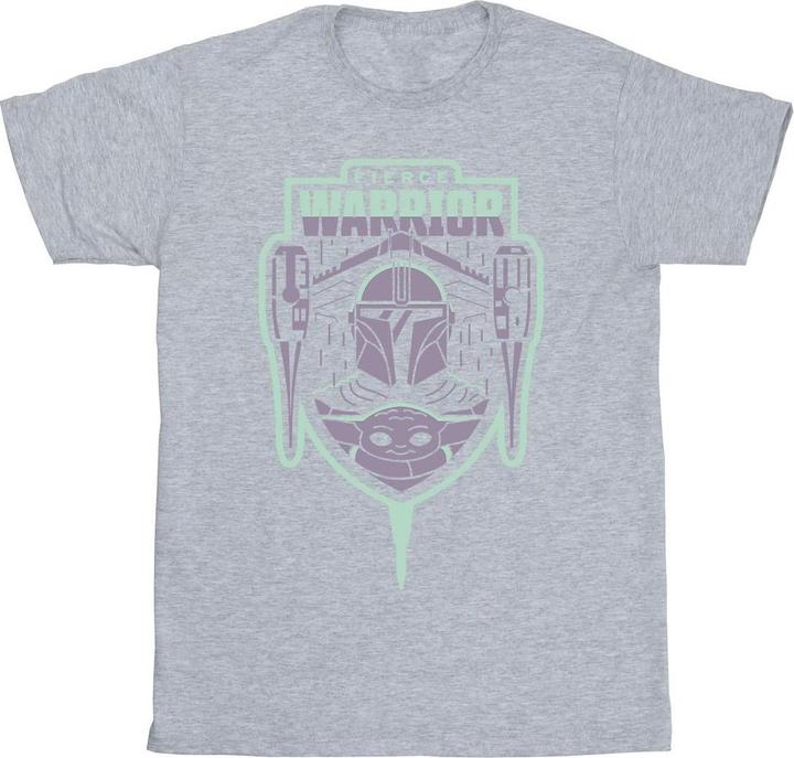 Produktbild Star Wars The Mandalorian Fierce Warrior Patch TShirt (XXL)