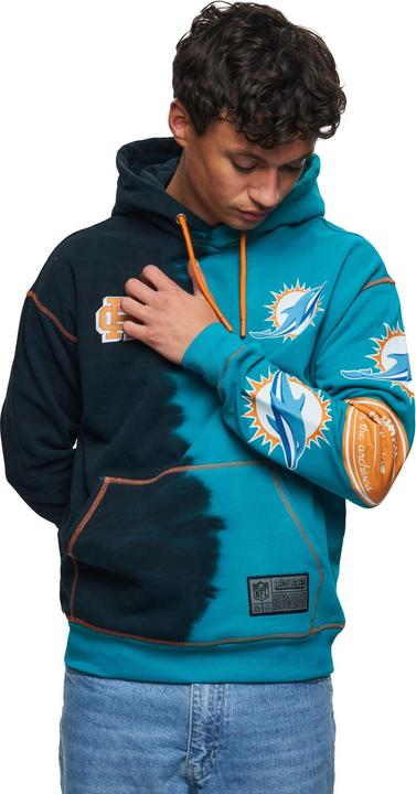 Produktbild Recovered Re:covered Fleece Hoody - INK DYE Miami Dolphins - XL (XL)