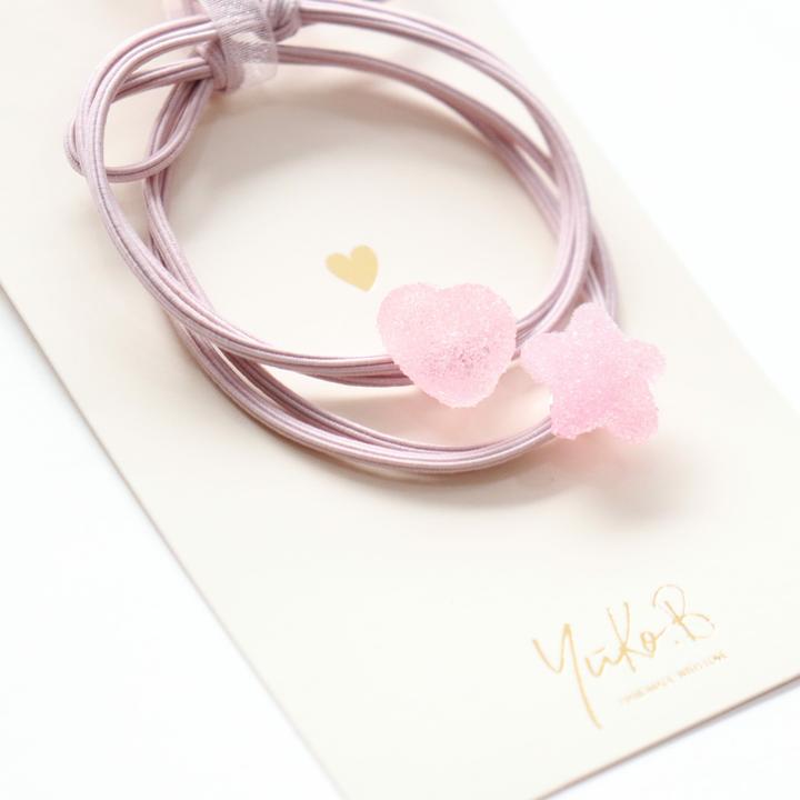 Image du produit Yuko.B Coeurs sucrés (Élastiques à cheveux)