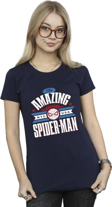 Image du produit - T-shirt SPIDER-MAN NYC AMAZING - Femme (XL)