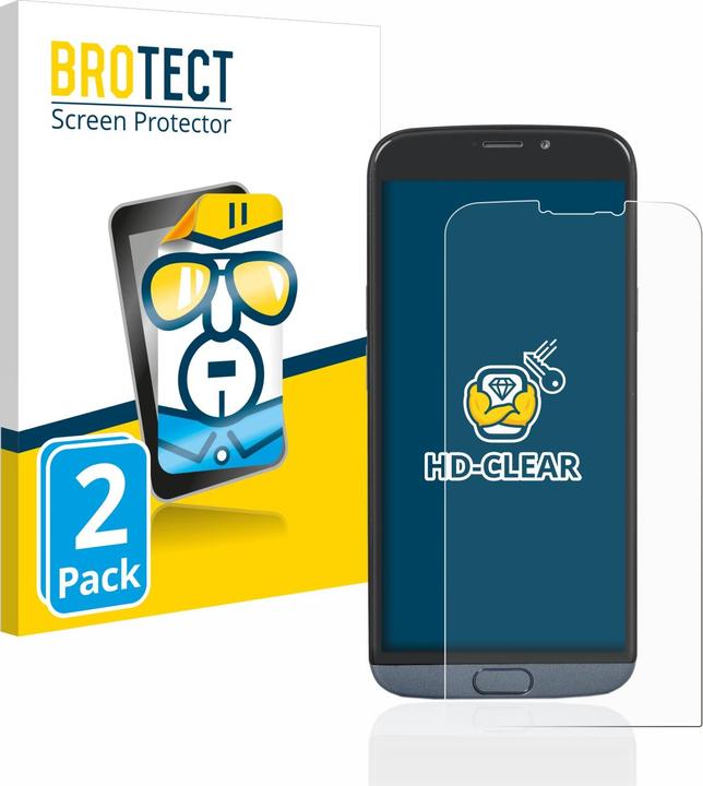 Produktbild BROTECT Schutzfolie Displayschutz Klar (2 Stück, Doro 8050)