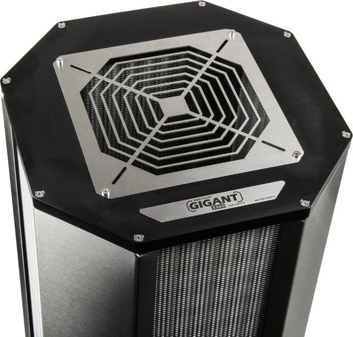 Actual product image Aqua Computer airplex Gigant 3360 - aluminum (140 mm)
