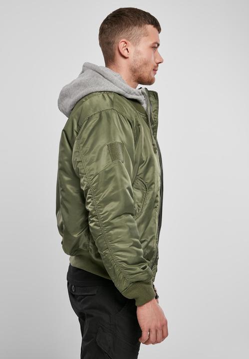 Actual product image Brandit Hooded MA1 Bomber Jacket (4XL)