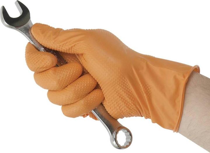 Produktbild Kunzer TIGER GRIP XL 90 St. Nitril Einweghandschuh Grösse (Handschuhe): XL EN 374, EN 455 (XL)