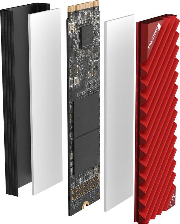 Actual product image Jonsbo M. 2-3 M.2 SSD heat sink
