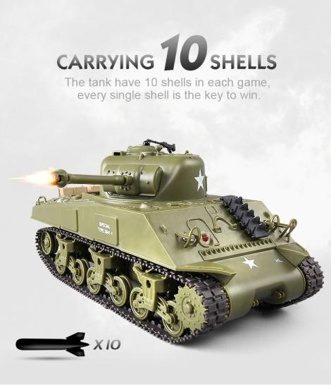 Immagine prodotto Es-toys Heng Long RC Tank Battle Set di 2 1:30