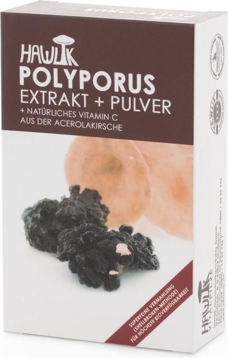 Produktbild Hawlik Polyporus Extrakt + Pulver Kapsel (60 Stück, Kapseln, 59 g)
