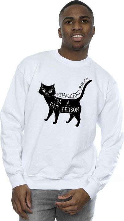 Actual product image Disney Mens Hocus Pocus A Cat Person Sweatshirt (XL)