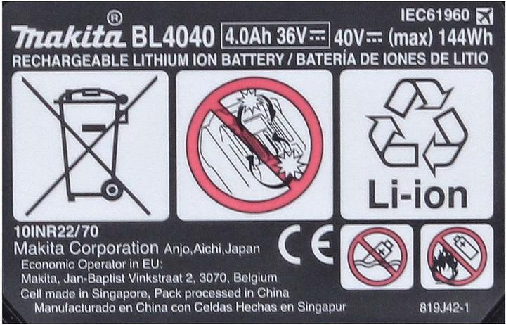 Produktbild Makita Akku Starter Set (40 V)