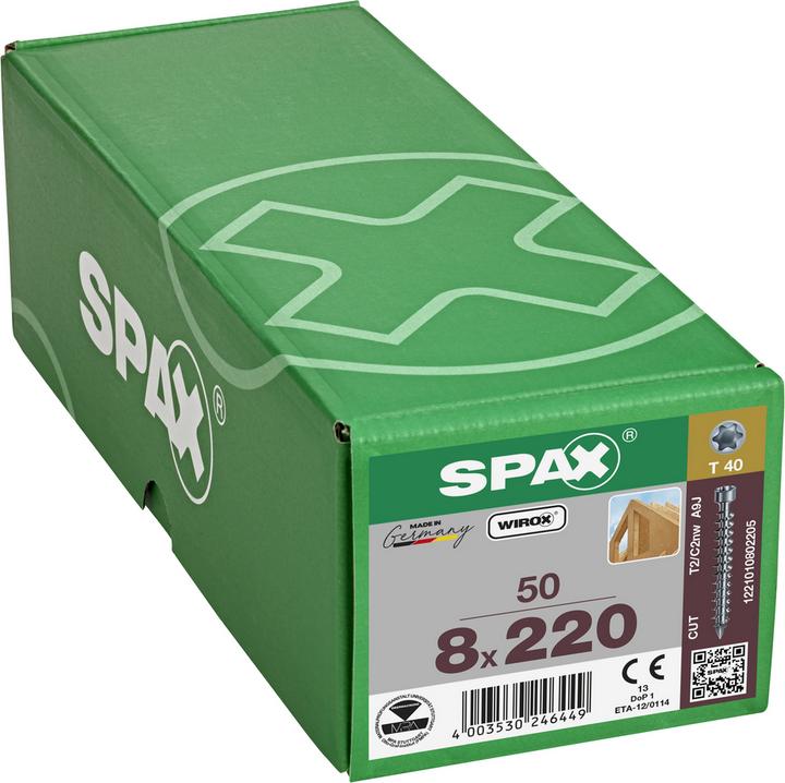 Produktbild Spax Zylinderkopfschrauben (50 Schrauben pro Stück)