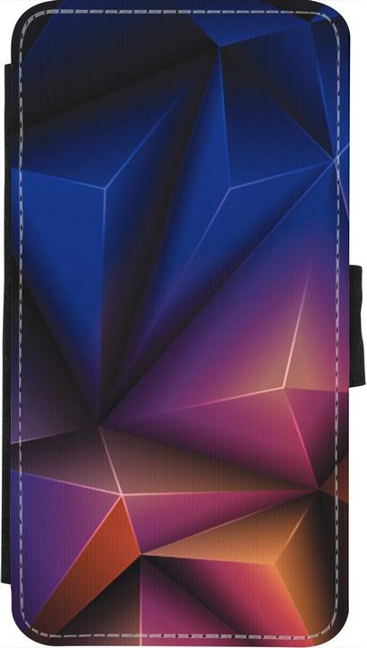 Actual product image PhoneLook Coque Wallet noir Abstract Triangles (Apple iPhone X)