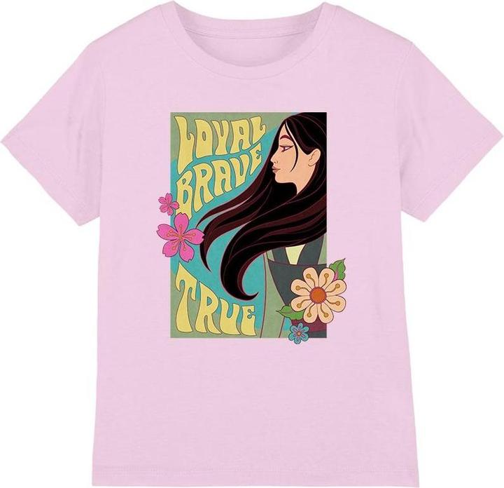 Image du produit Mulan - T-shirt LOYAL BRAVE TRUE - Enfant (116)
