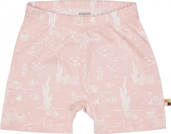 loud + proud Shorts mit Meeres Druck