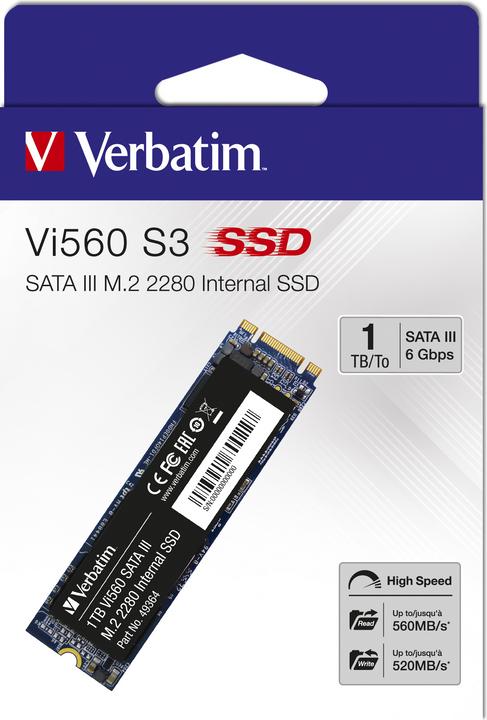 Produktbild Verbatim Vi560 S3 (1000 GB, M.2 2280)